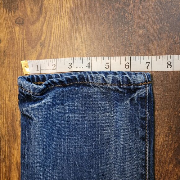 Aeropostale Jeans Mens 32x34 Slim Straight Ripped Medium Light Wash - Picture 10 of 10